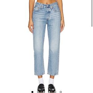 Levi's Women's Blue 501 Crop Jeans